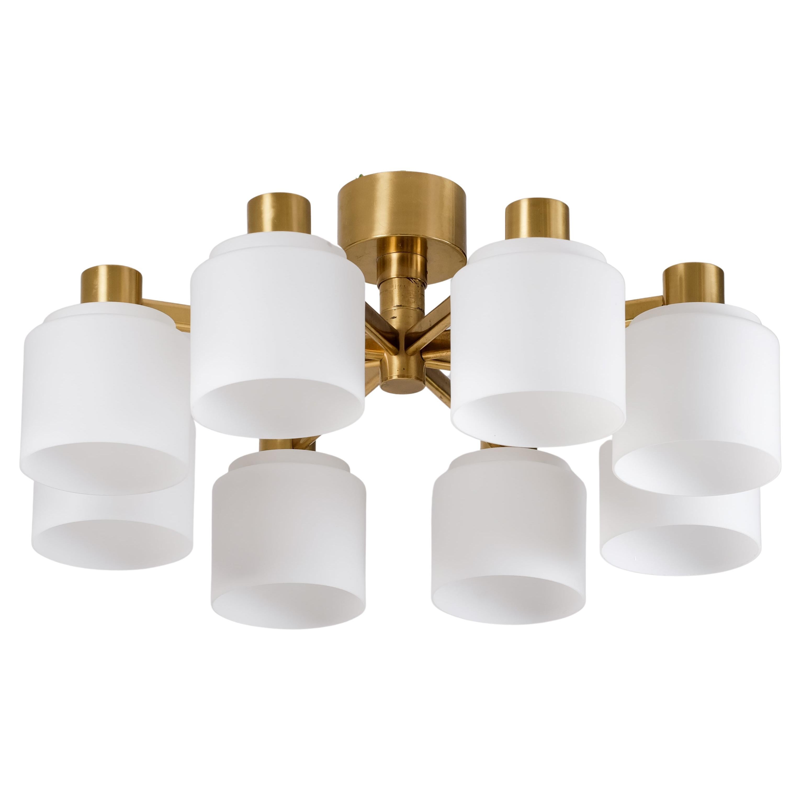Set of 3 Swedish Ceiling Lights by Boréns, Sweden, 1960s For Sale