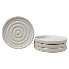 Lot de 4 sous-verres en porcelaine Swirl