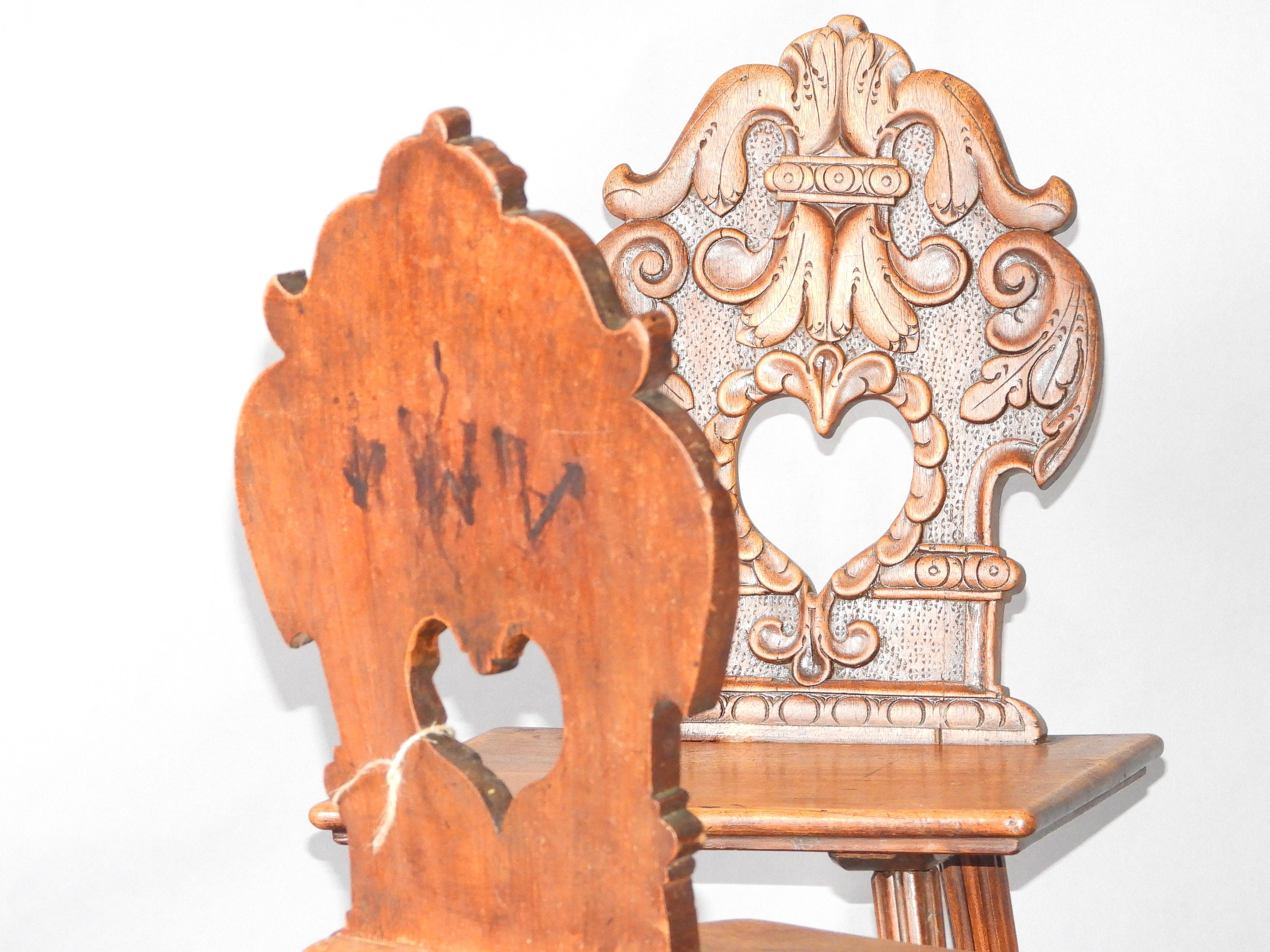 19th Century Set of 4 Swiss alp escabelle B 74 For Sale