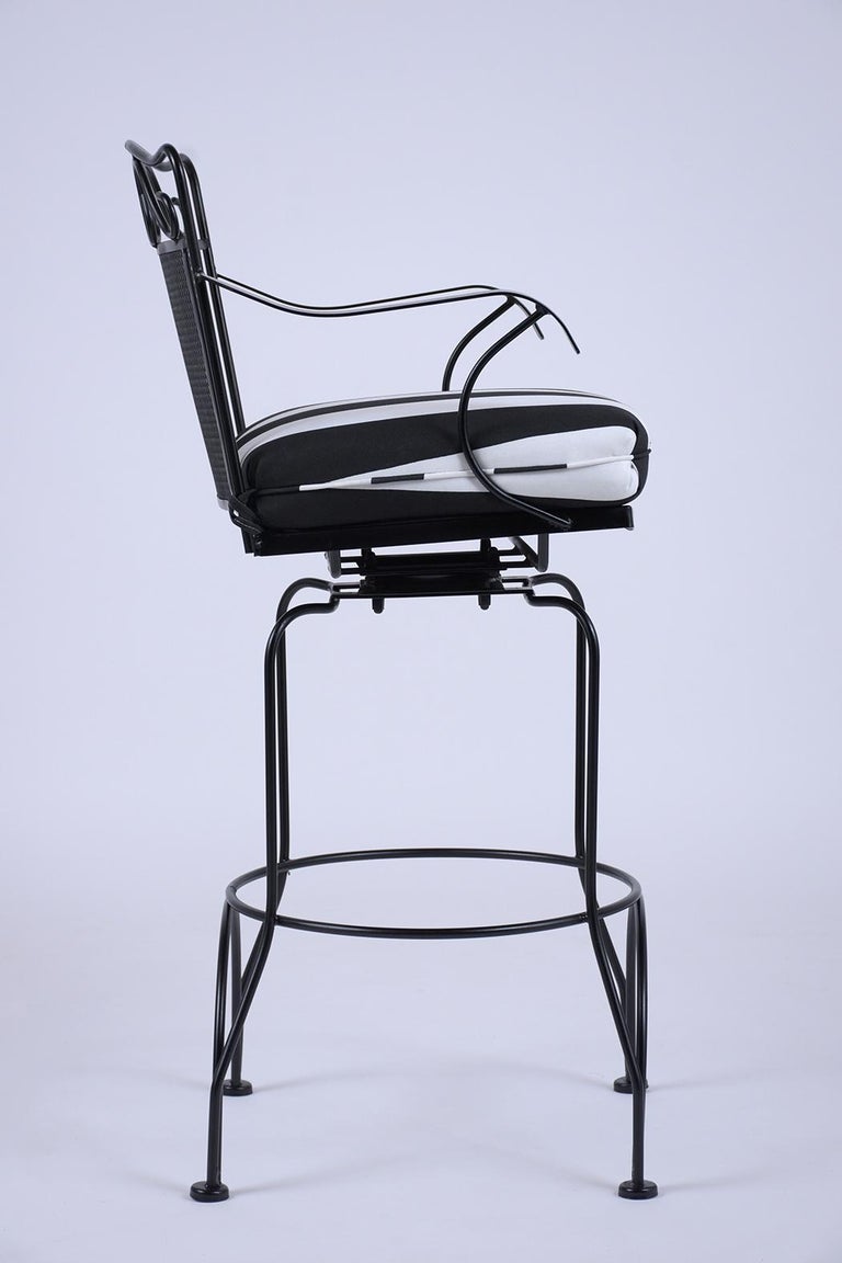 Set of Four MidCentury Swivel Bar Stools For Sale at 1stDibs all