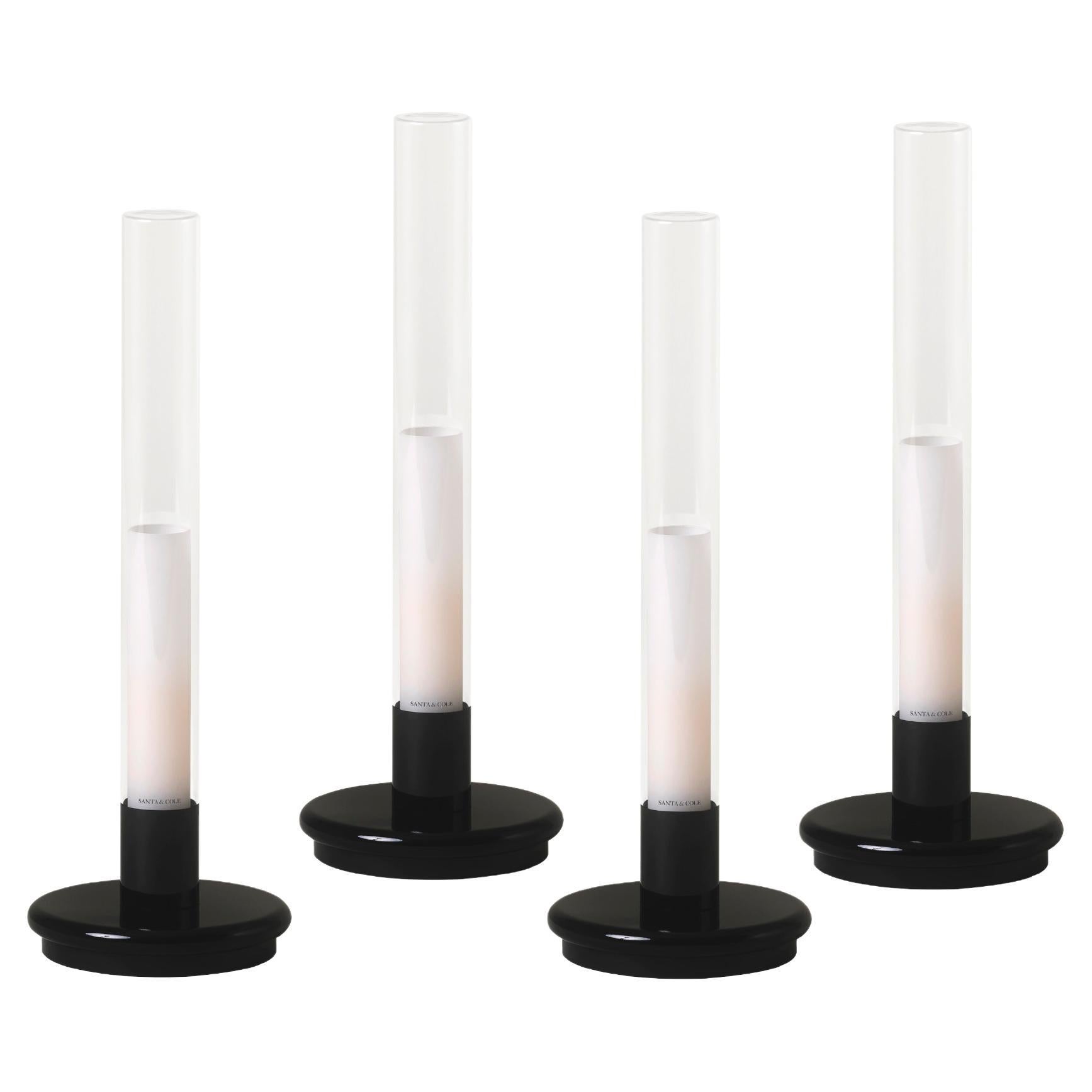 Set of 4 Sylvestrina Table Lamp by Jordi Garcés, Enric Soria For Sale