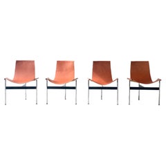Set of 4 T dining chairs by Katavolos Litell & Kelley for Laverne International