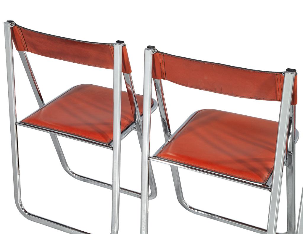 Set of 4 Tamara Folding Chairs by Arrben, Italy at 1stDibs