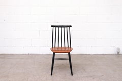 Set of 4 Tapiovaara Style Spindle Back Dining Chairs