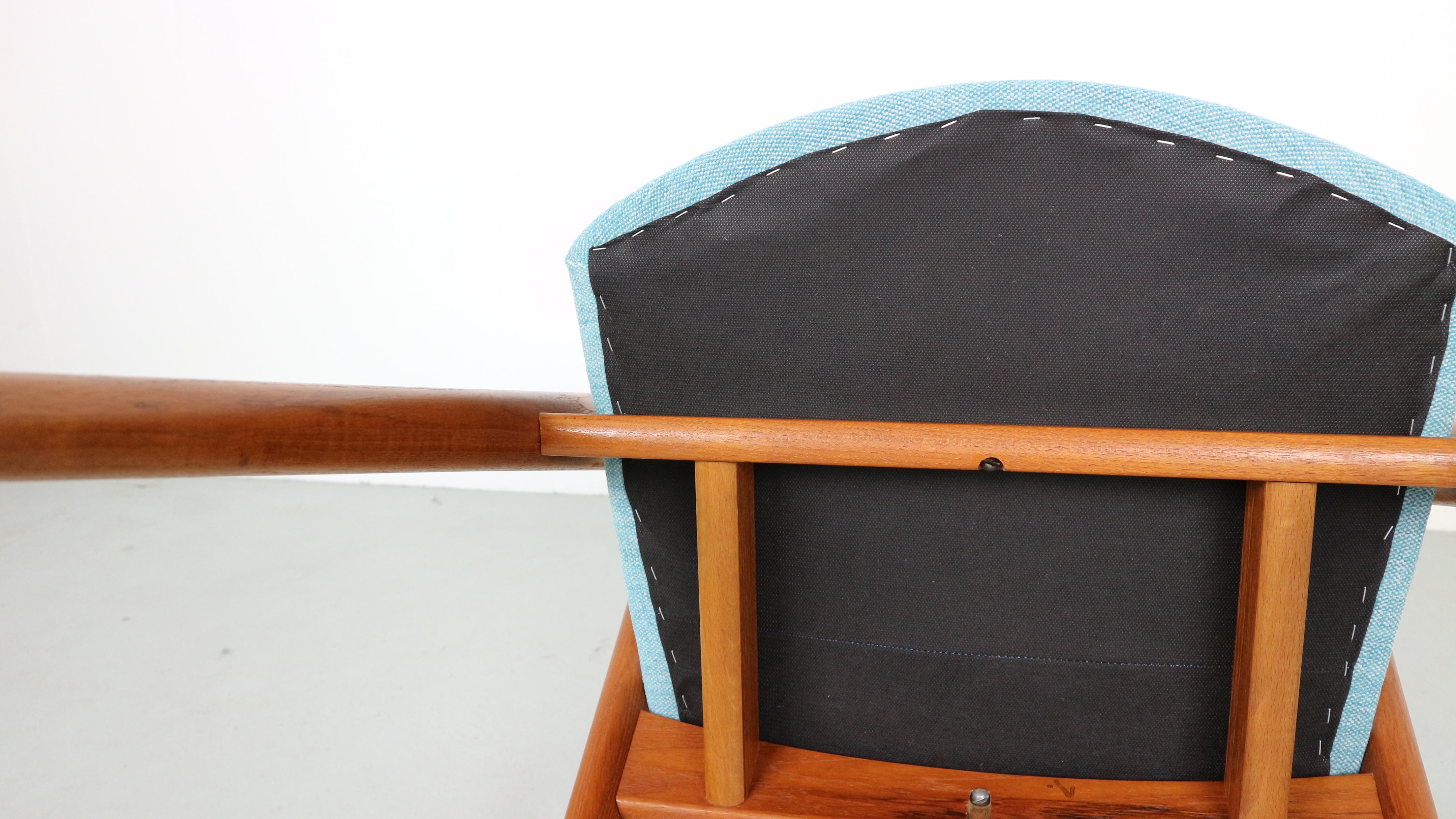 Set of 4 Teak Compass Chairs by Kai Kristiansen for SVA Møbler 2