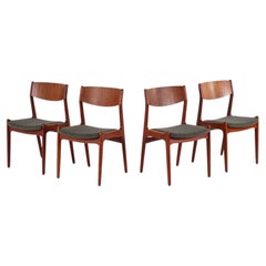 Set of 4 Teak Danish Dining Chairs by Sorø Stolefabrik – Mid Century Modern, 196