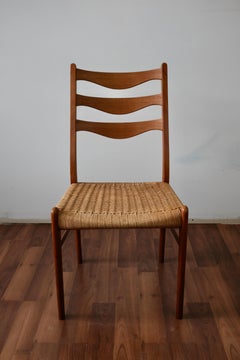 Set of 4 Teak Dining Chairs by Arne Wahl-Iversen for Glyngøre Stolefabrik