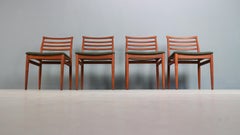 Set of 4 Teak Dining Chairs by Erling Torvits for Sorø Stolefabrik, Denmark 1960