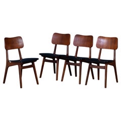 Set di 4 sedie da pranzo in teak di Ib Kofod-Larsen, anni '60