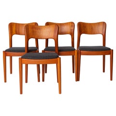 Set of 4 Teak Dining Chairs by Niels Koefoed – Koefoeds Hornslet, Denmark, 1960s