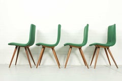 Set of 4 Teak Dining Chairs by Van Os, 1950s