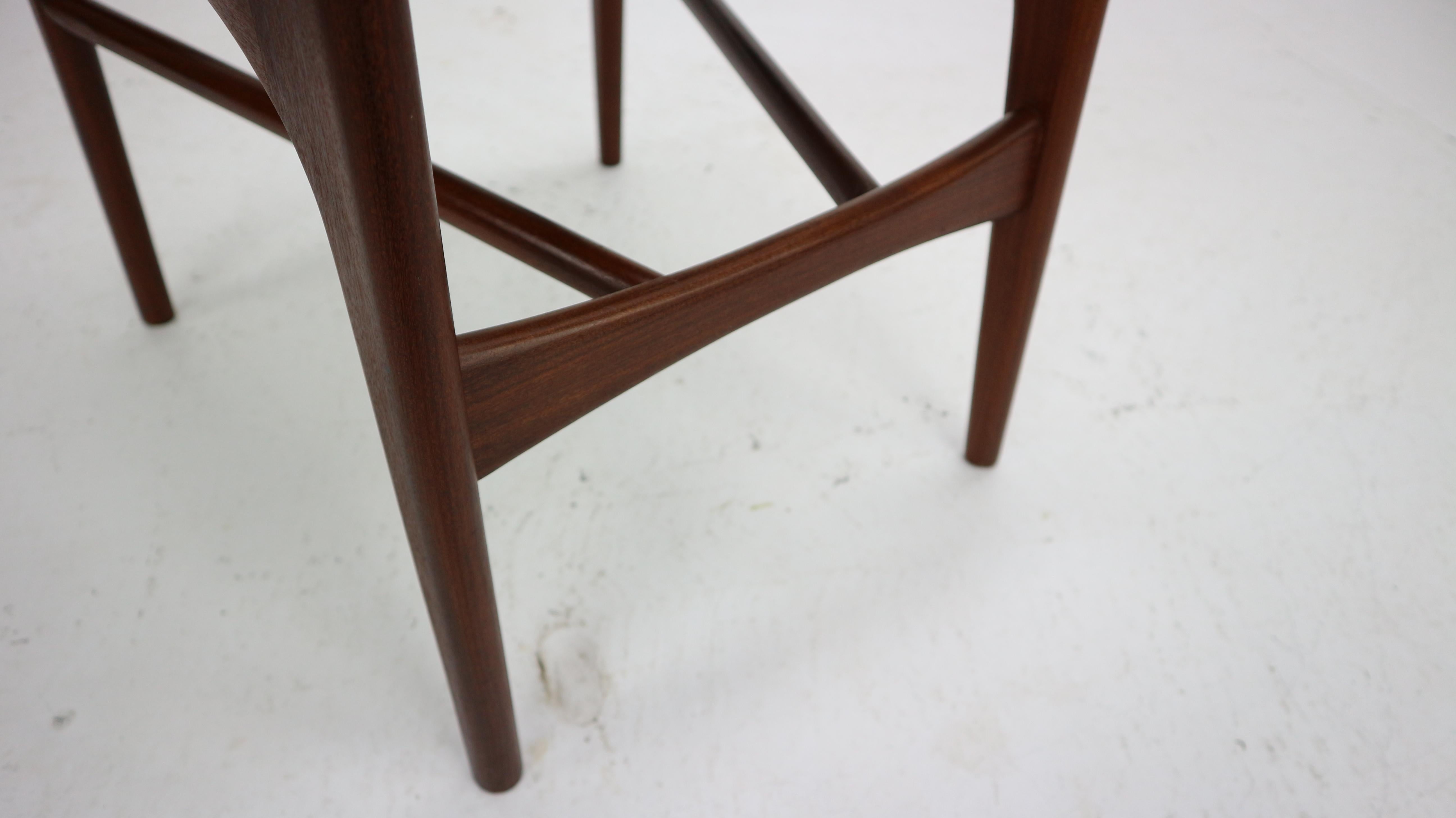 Set of 4 Teak Dining Chairs Hamar by Louis Van Teeffelen for Wébé, 1960s 8