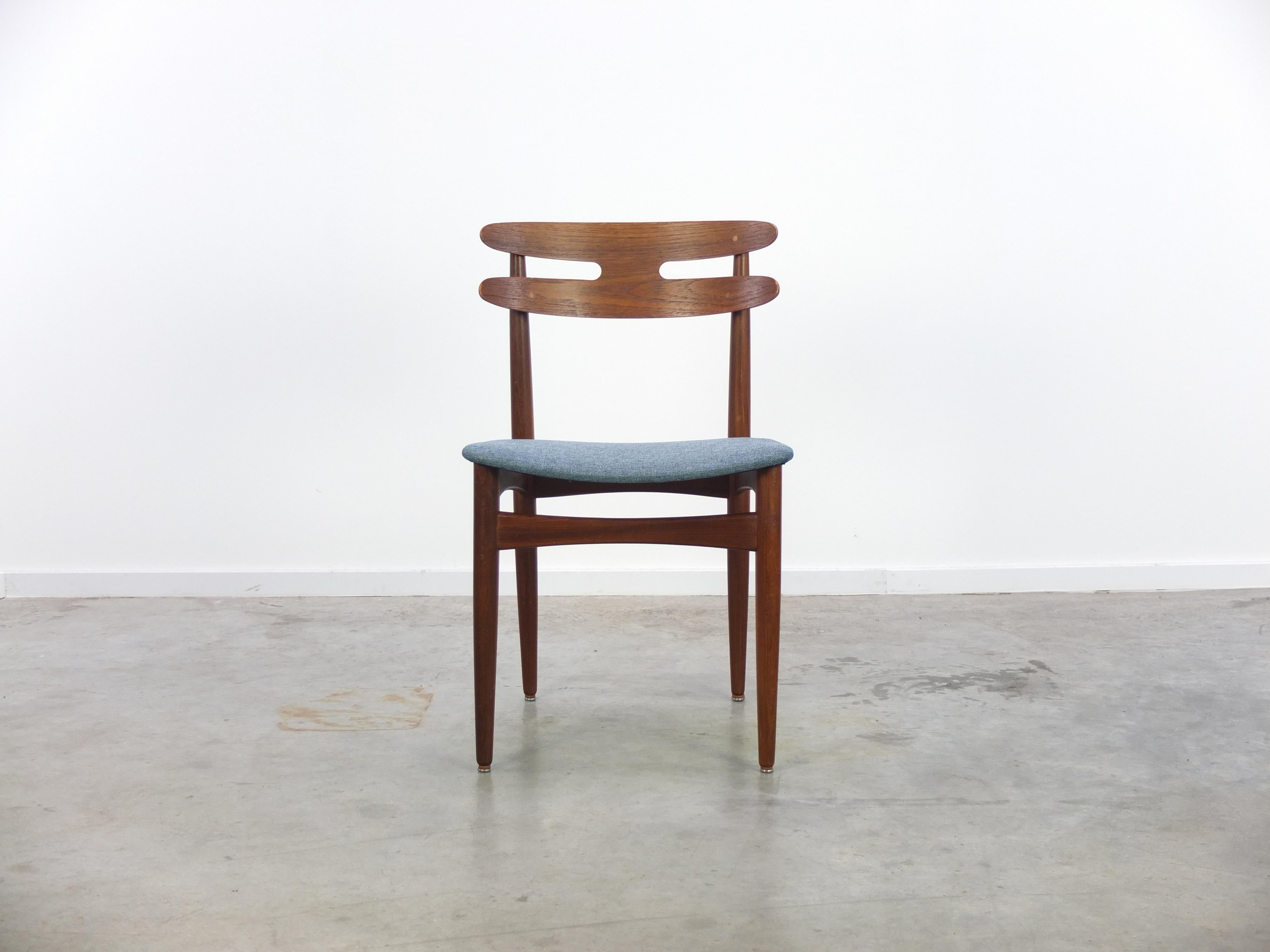 Ensemble de 4 chaises à manger en teck « Modèle 178 » de Johannes Andersen pour Bramin, années 1960 en vente 3