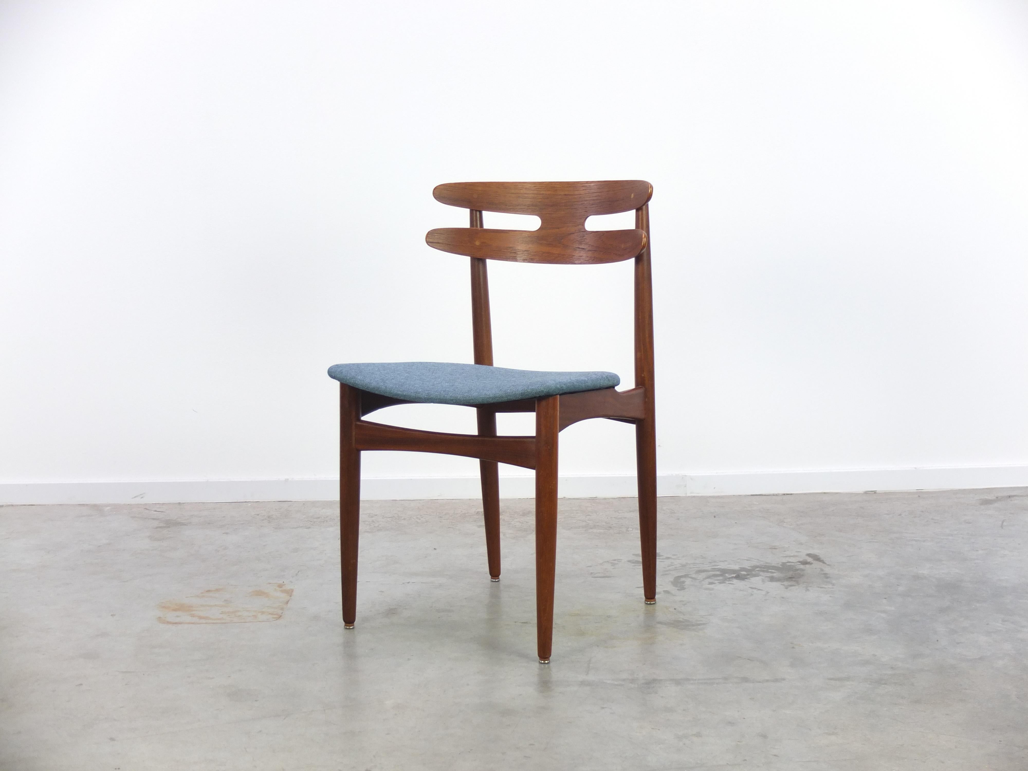 Ensemble de 4 chaises à manger en teck « Modèle 178 » de Johannes Andersen pour Bramin, années 1960 en vente 4