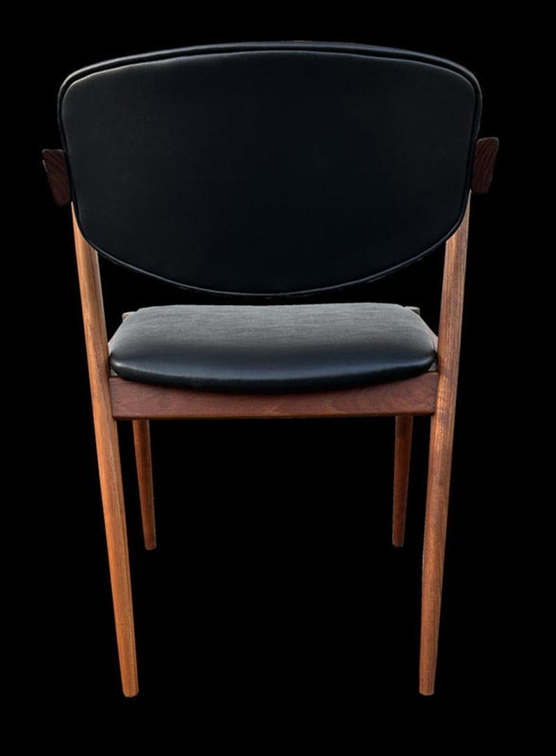 4 Sessel aus Teakholz Modell 42 von Kai Kristiansen für Schou Andersen (Dänisch) im Angebot