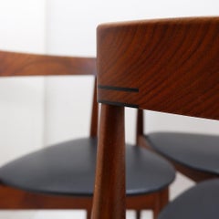 Set di 4 sedie "roundette" in teak di Hans Olsen per Frem Røjle, anni '50