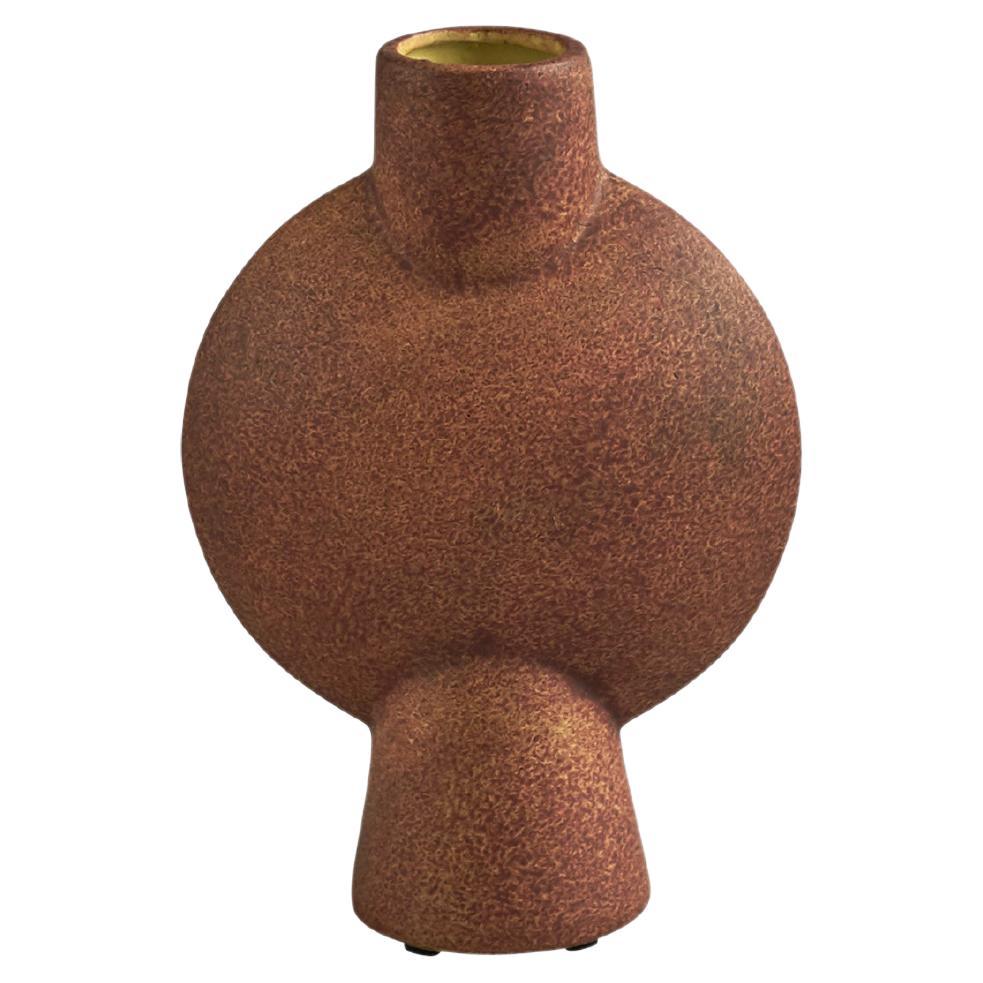 Set of 4 Terracotta Mini Sphere Vase Bubl by 101 Copenhagen For Sale