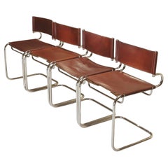 Ensemble de 4 chaises Terrj par Luigi Saccardo pour Arrmet, Italie, années 1970