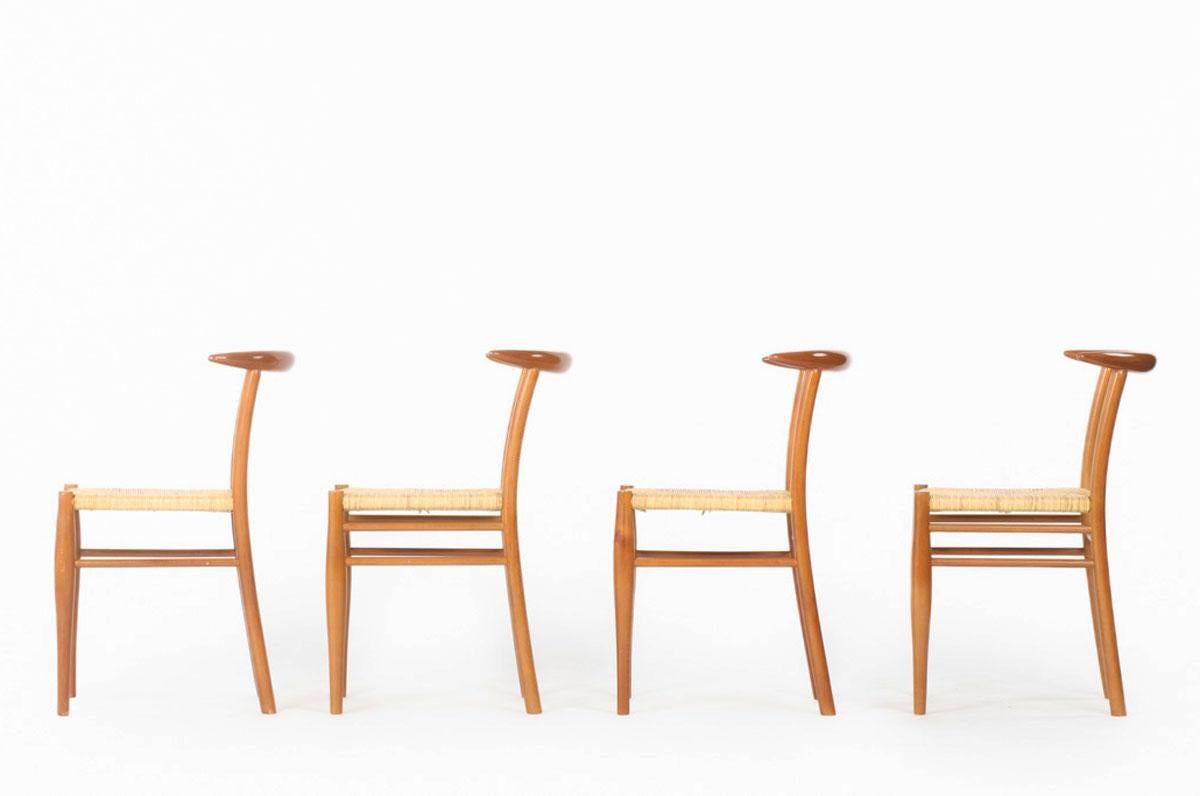 ドリアデ/driade ALEPH Tessa Nature chair Set of 4 Tessa Nature chairs by Philippe Starck for Driade