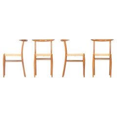 Set of 4 Tessa Nature chairs by Philippe Starck for Driade Aleph 1990