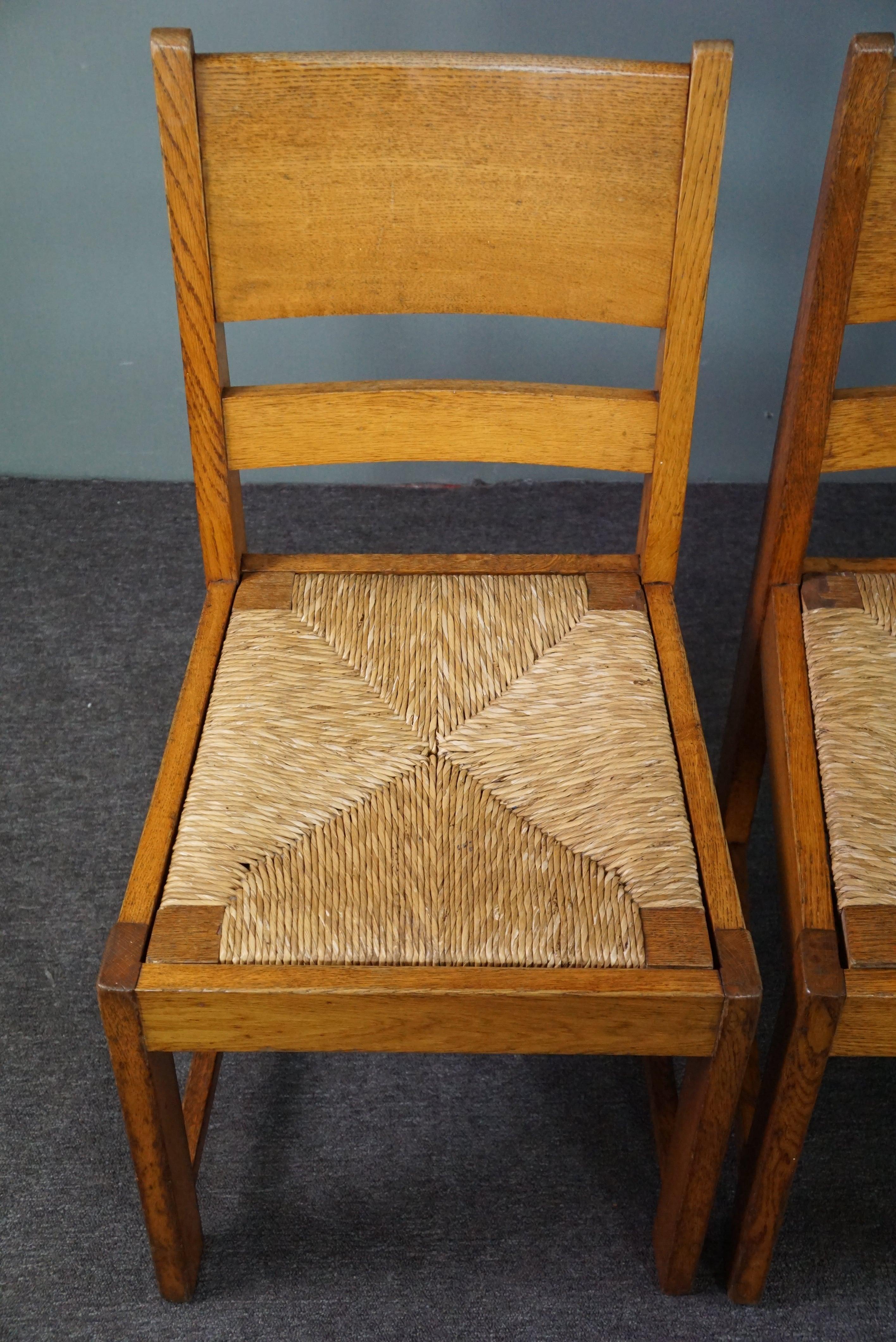 Set of 4 The Hague School dining room chairs For Sale 4