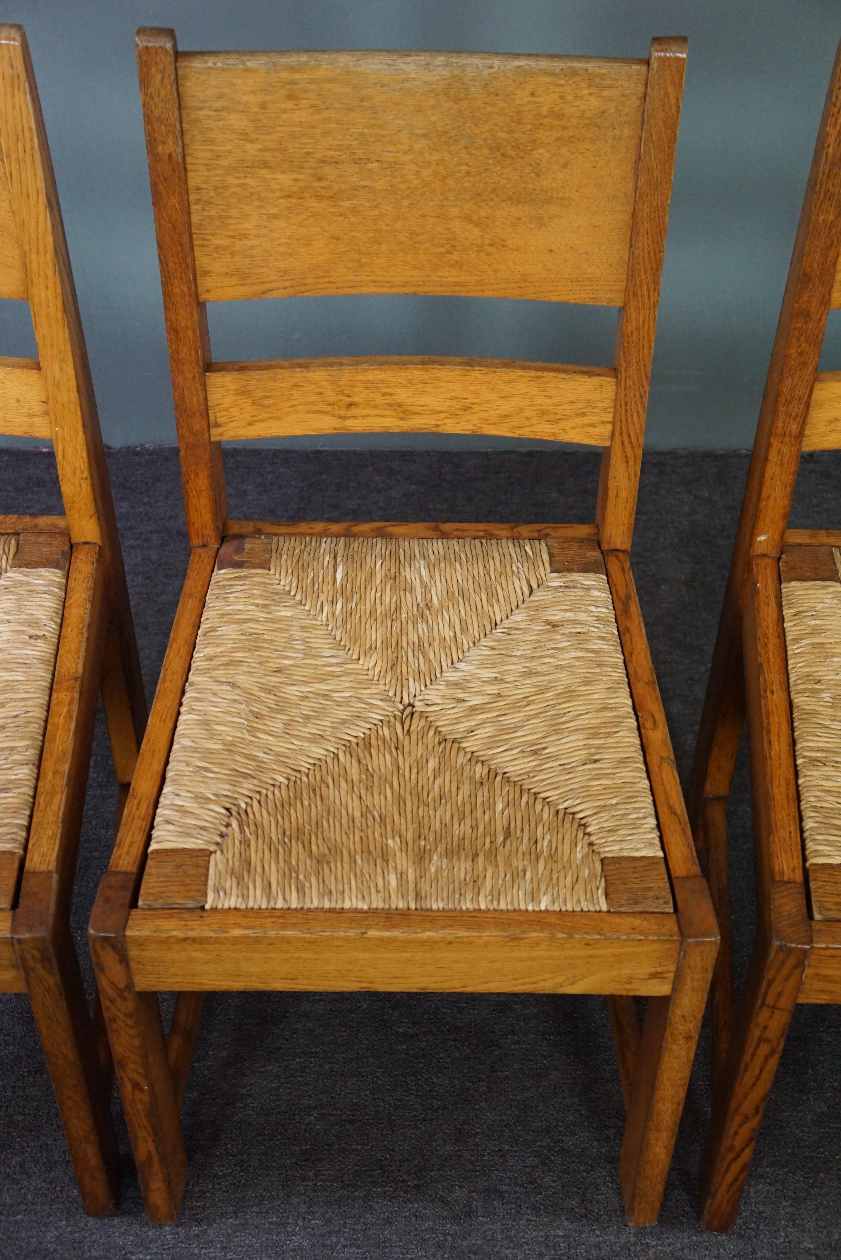 Set of 4 The Hague School dining room chairs For Sale 5
