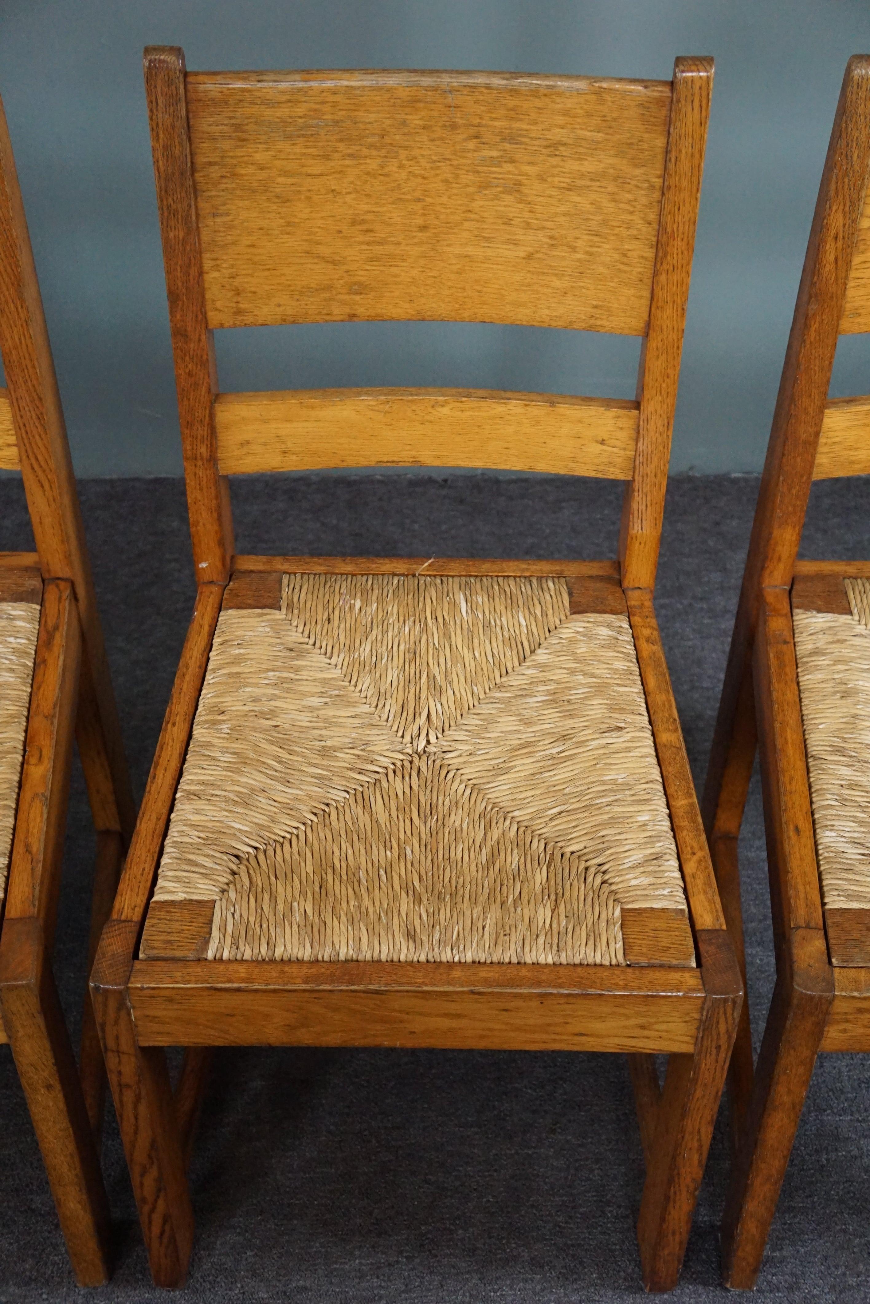 Set of 4 The Hague School dining room chairs For Sale 6