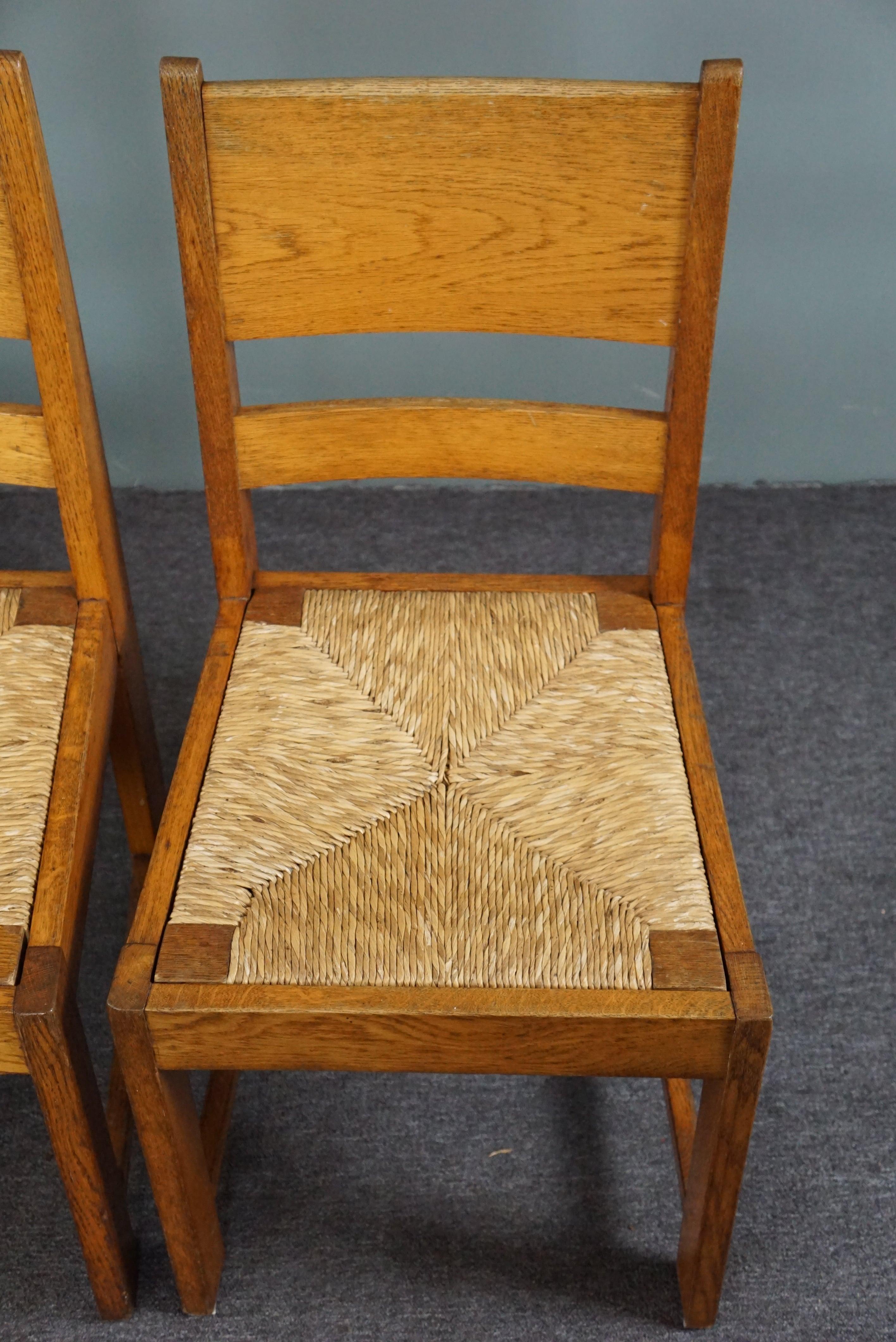 Set of 4 The Hague School dining room chairs For Sale 7