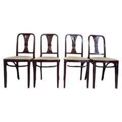 Lot de 4 chaises de bistrot Thonet n° 78