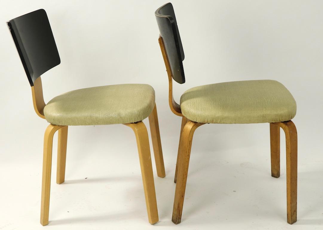 Set of 4 Thonet Dining Chairs 1