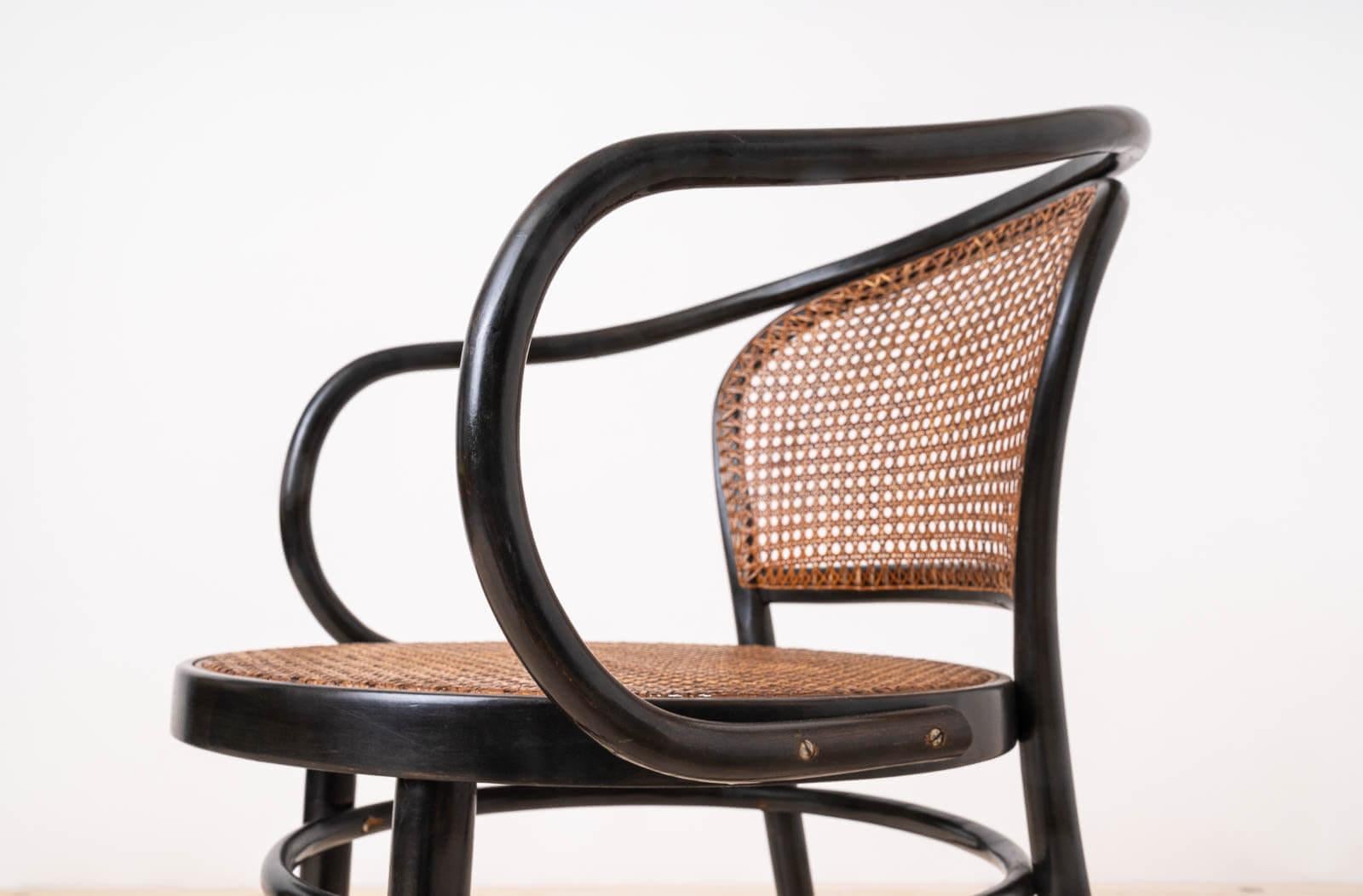 Set of 4 Thonet Dining Chairs from Drevounia, Czechoslovakia, 1960s 6
