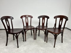 Set of 4 Thonet dining chairs no.164
