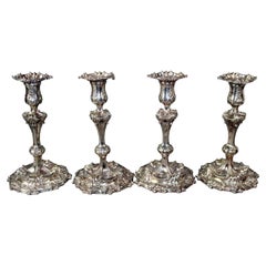Vintage Set of 4 Tiffany & Co. candlesticks. 