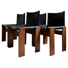 Set of 4 Tobia & Afra Scarpa Monk Chairs