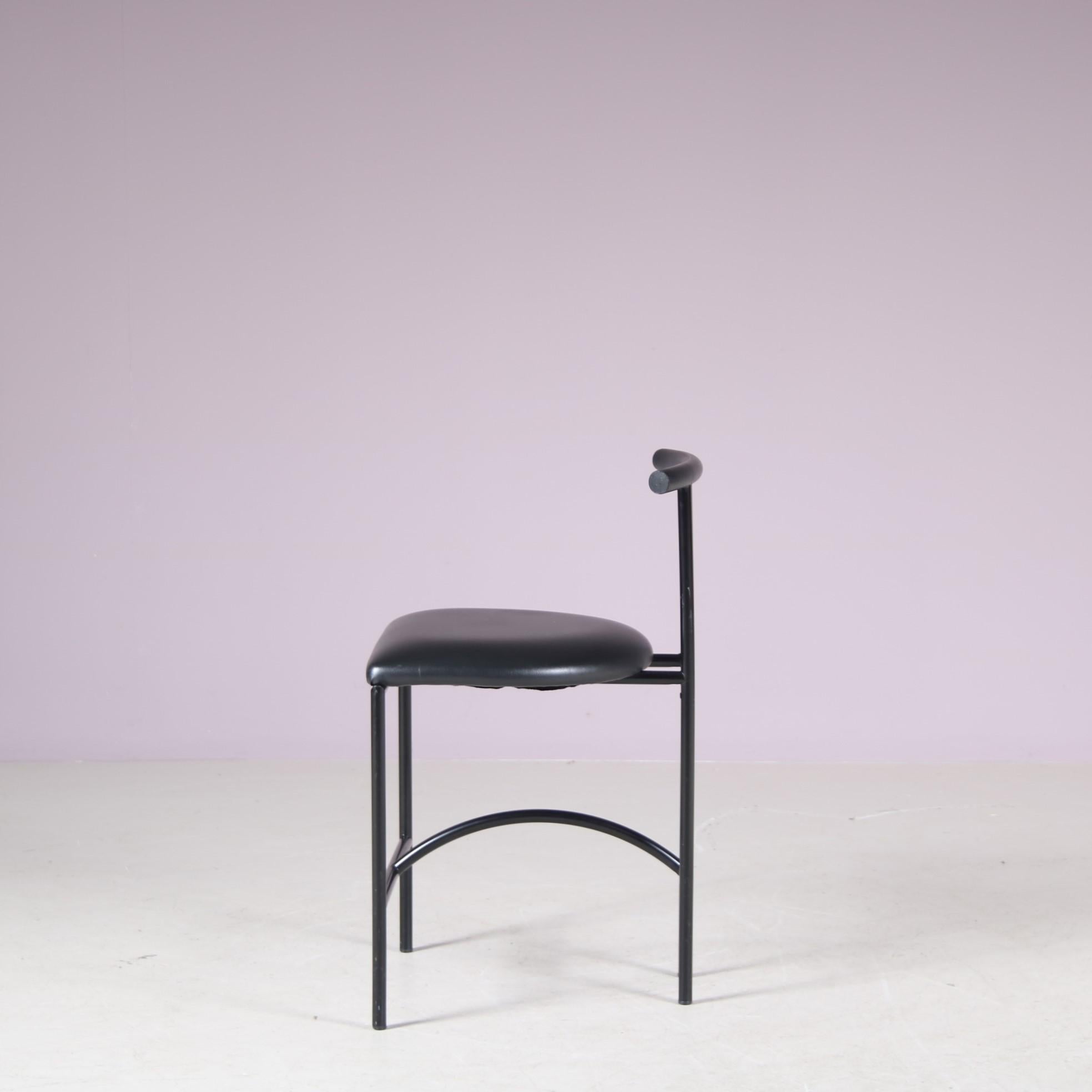 Set of 4 “Tokyo” Dining Chairs by Rodney Kinsman for Bieffeplast, Italy 1980 For Sale 1