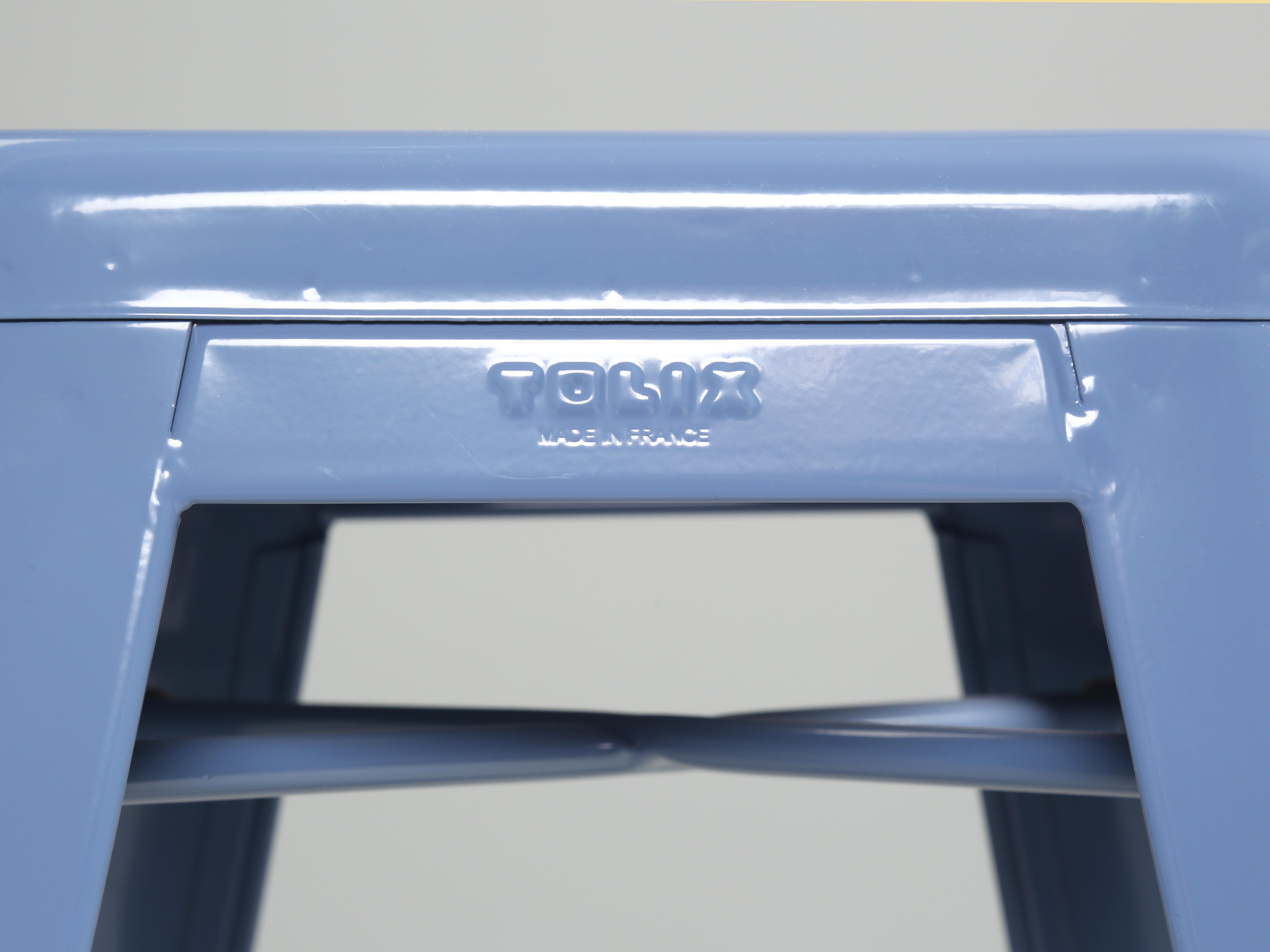 Fait main Ensemble de (4) tabourets de comptoir de cuisine en acier Tolix en &Newle New Made in France en vente
