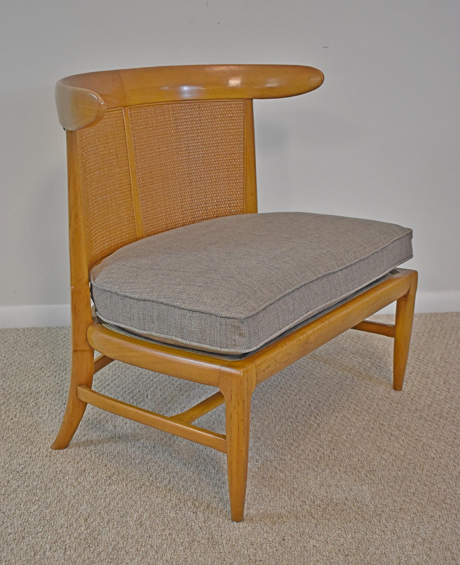 Mid-Century Modern Set of 4 Tomlinson Sophisticate Slipper Chairs For Sale
