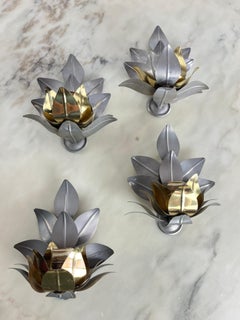 Set Of 4 Tommaso Barbi Wall Lamps/Sconces Mid-Century 1960s