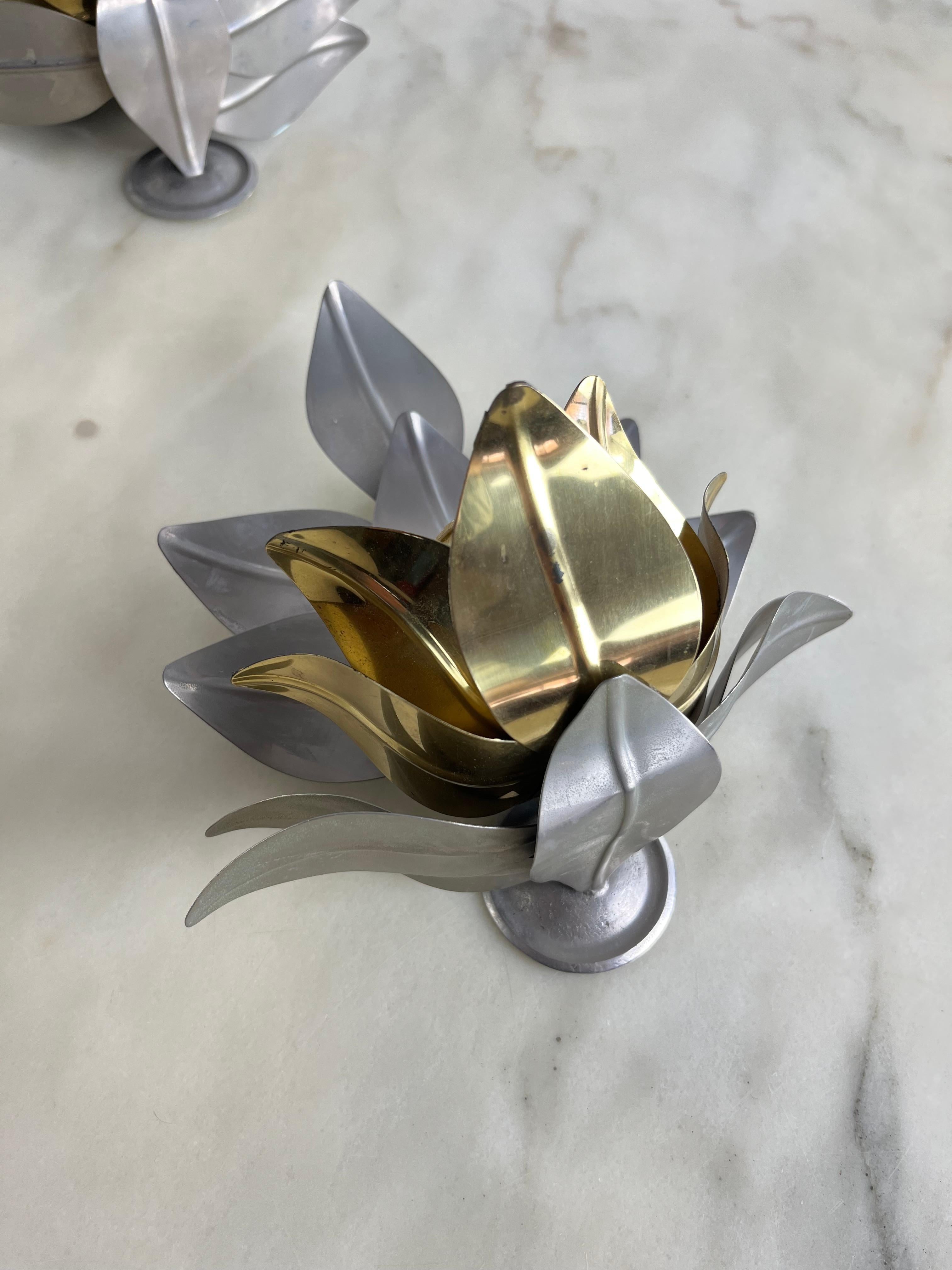 Set Of 4 Tommaso Barbi Wall Lamps/Sconces Mid-Century 1960s In Good Condition For Sale In Palermo, IT