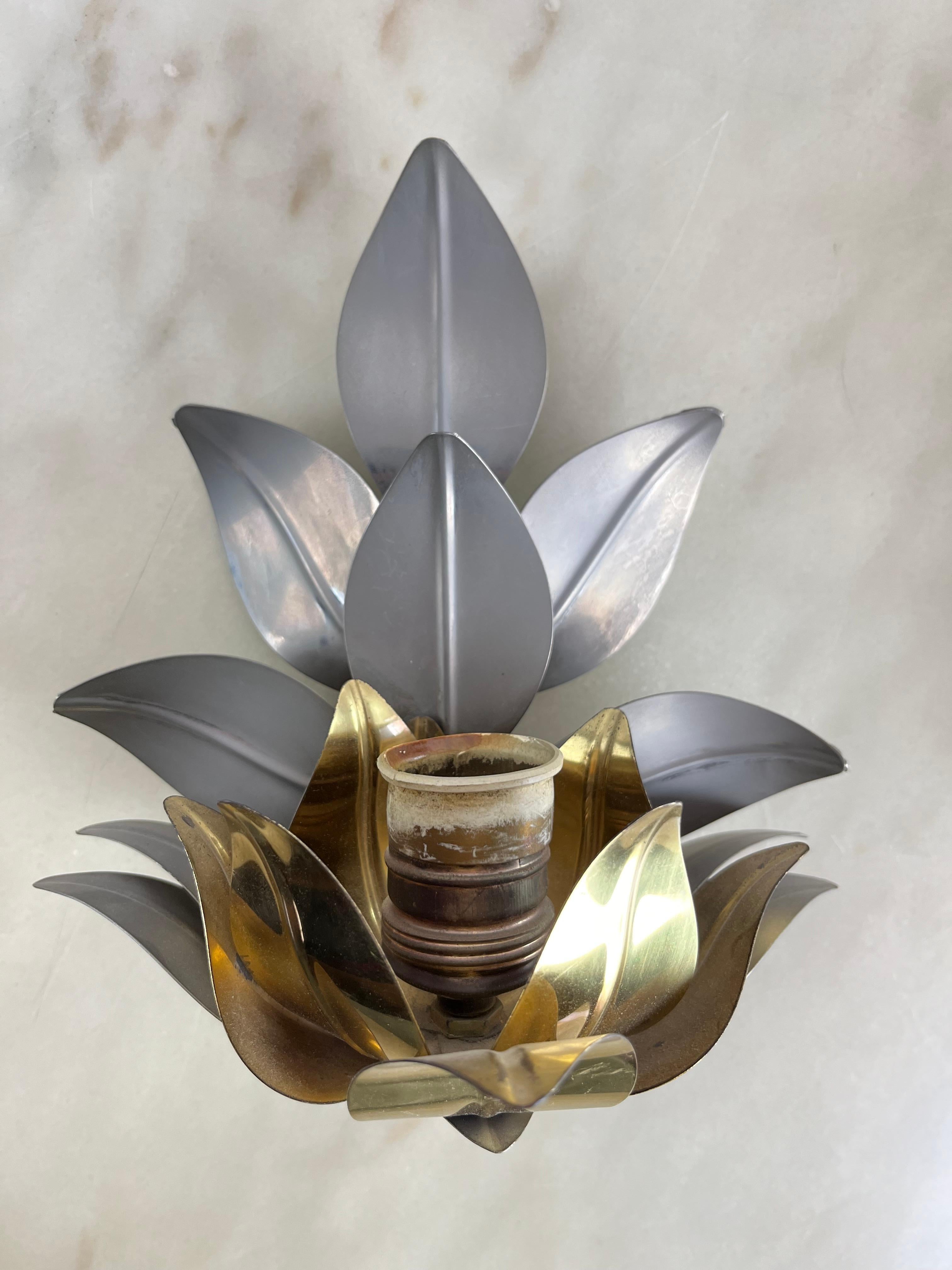 Mid-20th Century Set Of 4 Tommaso Barbi Wall Lamps/Sconces Mid-Century 1960s For Sale
