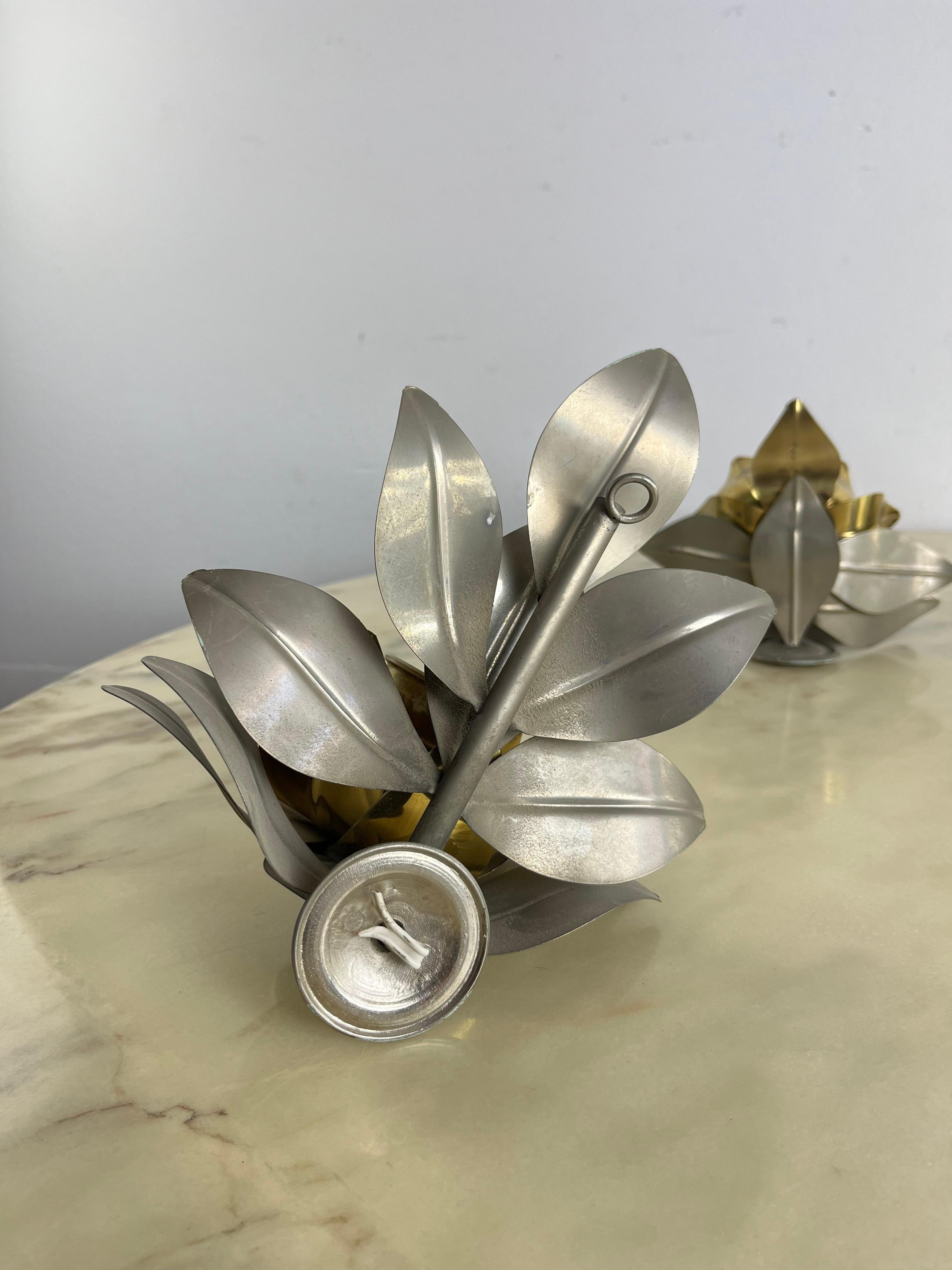 Set Of 4 Tommaso Barbi Wall Lamps/Sconces Mid-Century 1960s For Sale 1