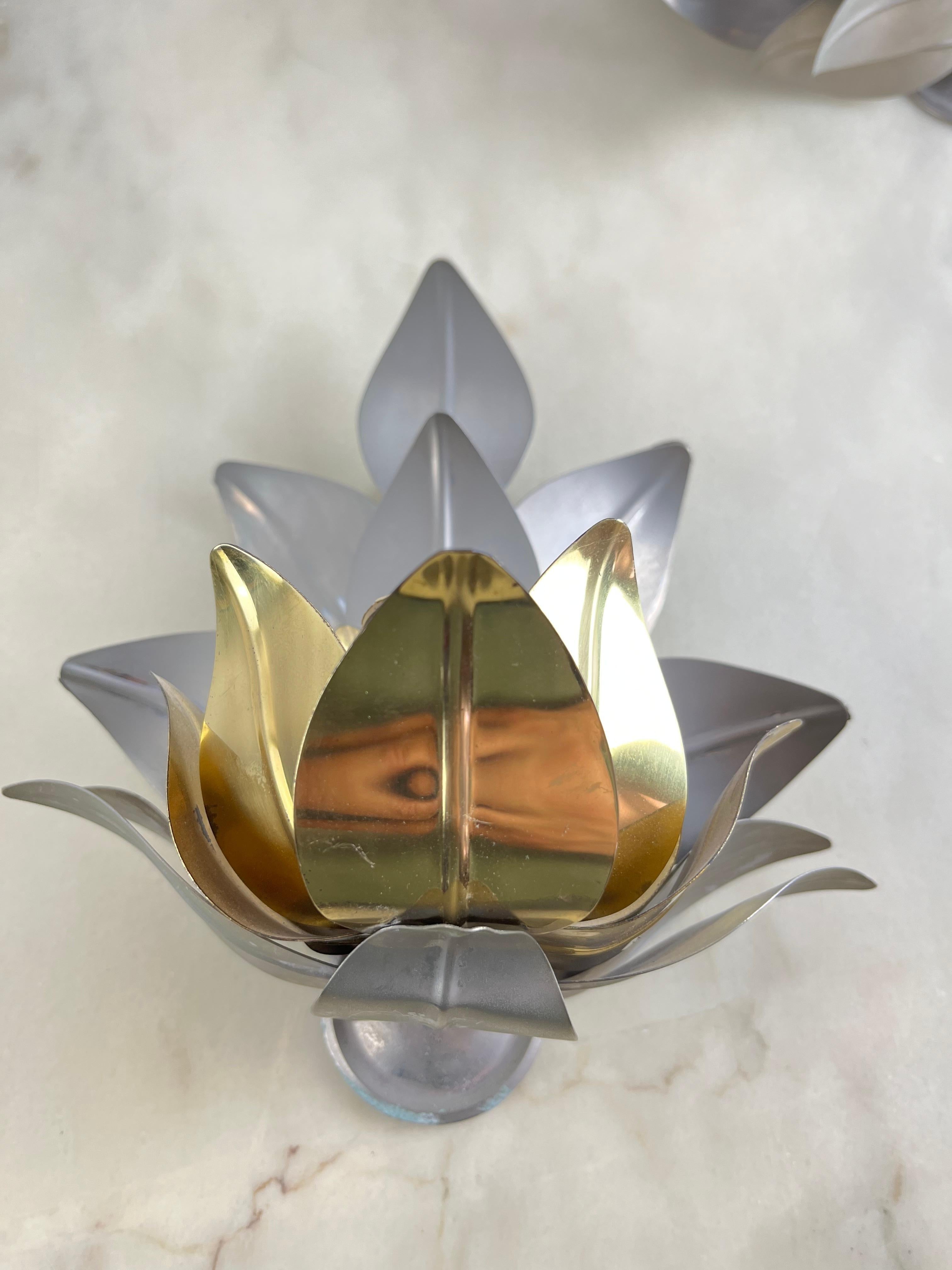 Set Of 4 Tommaso Barbi Wall Lamps/Sconces Mid-Century 1960s For Sale 2