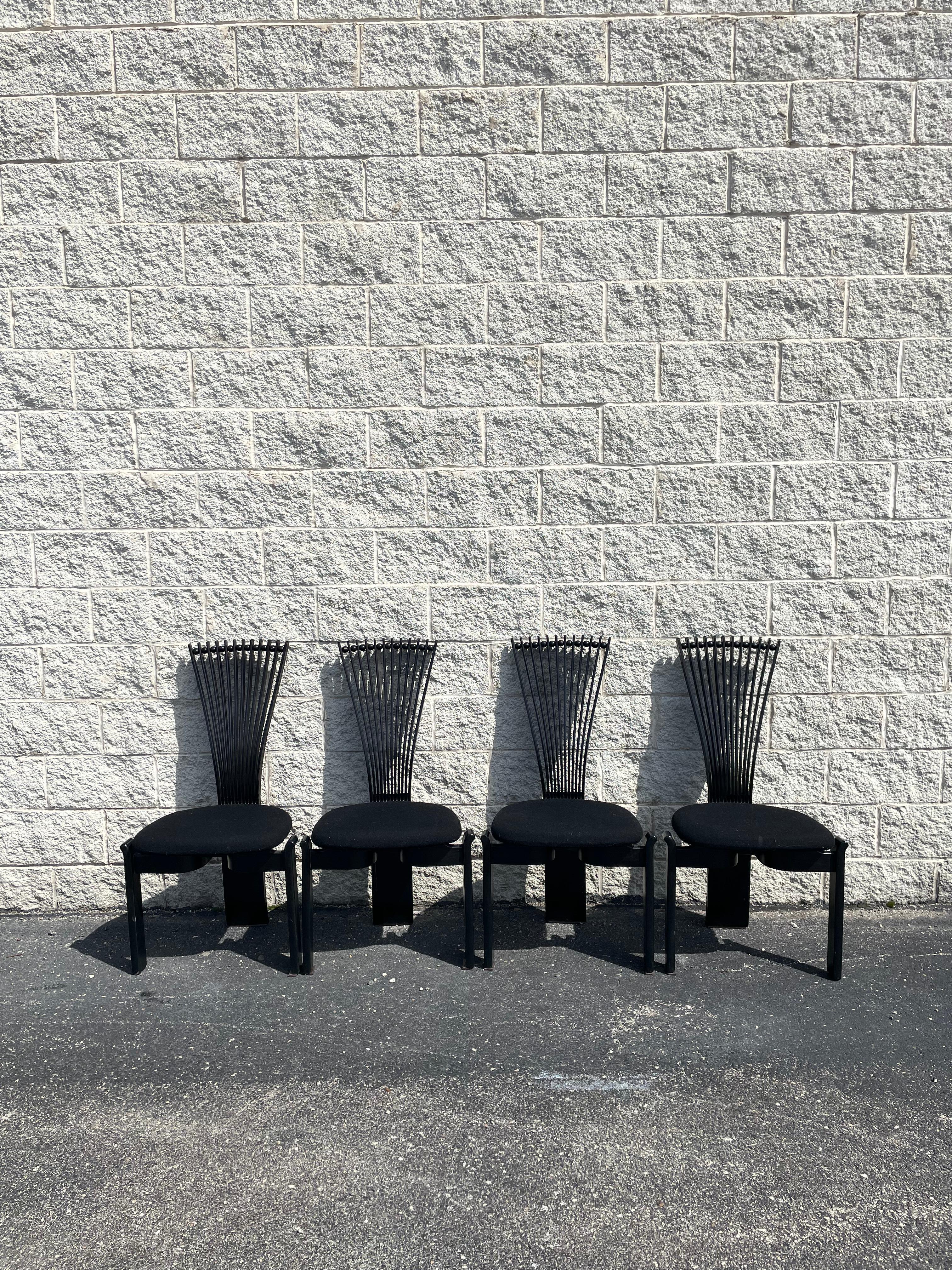 Norwegian Set of 4 Torstein Nillsen “TOTEM” Dining Chairs for Westnofa