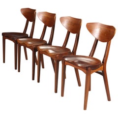 Set of 4 'Tractor Chairs by Kjaerulf Rasmussen and Richard Jensen