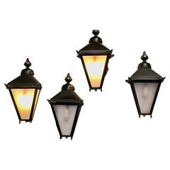 Set of 4 Traditional Wall Lanterns These are traditional style Wall Lanterns b