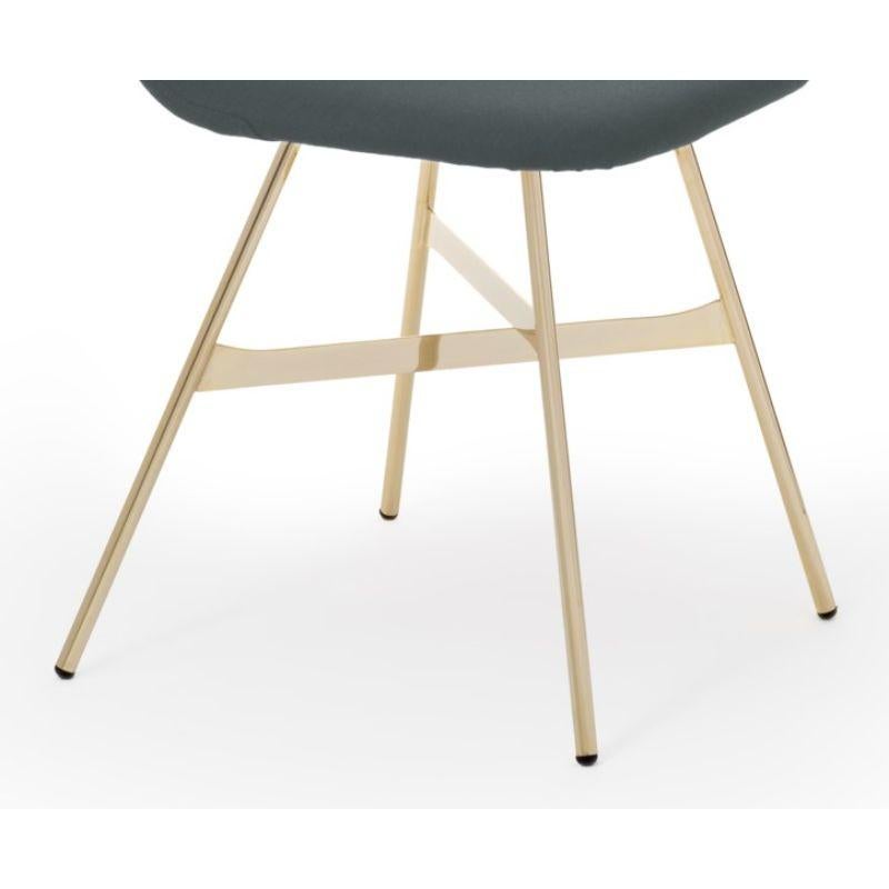 Autre Ensemble de 4, Tria Gold Upholstered, Antrazite by Colé Italia en vente