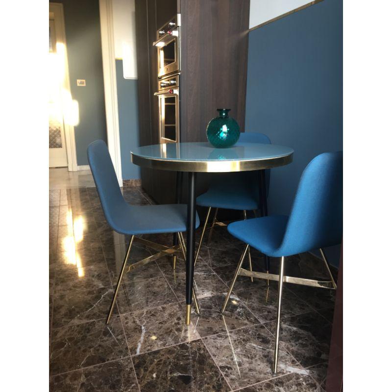 Métal Ensemble de 4, Tria Gold Upholstered, Pime by Colé Italia en vente