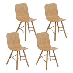 Set di 4, Tria Simple Oak di Colé Italia