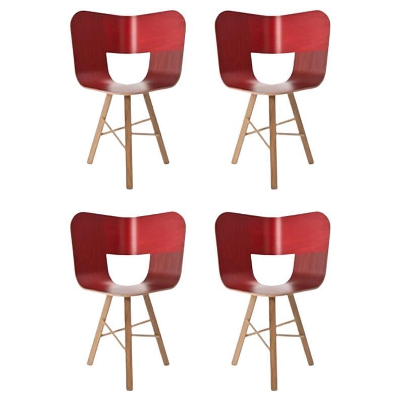 Pair of Saber Leg Chairs at 1stDibs