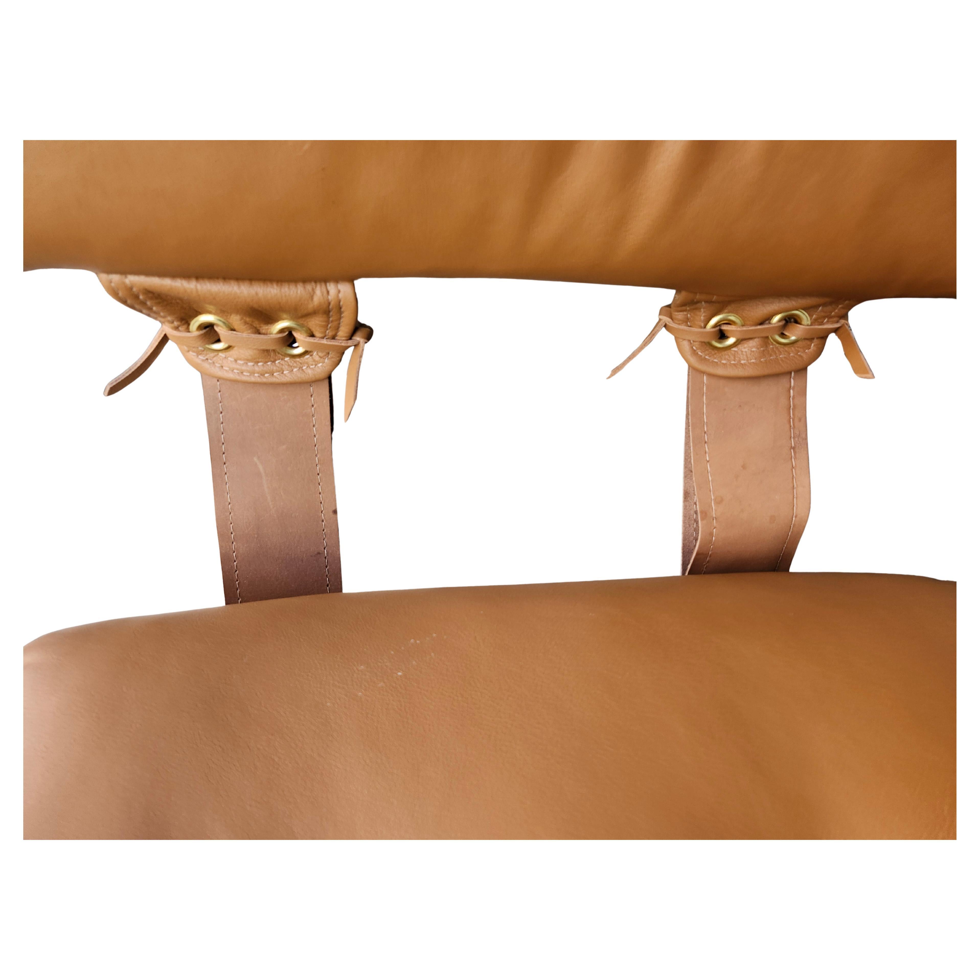 Italian Set of 4 Tucroma Chairs by Guido Faleschini for Pace C1970 Totally Restored For Sale